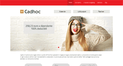 Desktop Screenshot of cadhoc.it