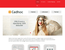 Tablet Screenshot of cadhoc.it